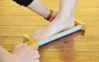 足の計測(画像)